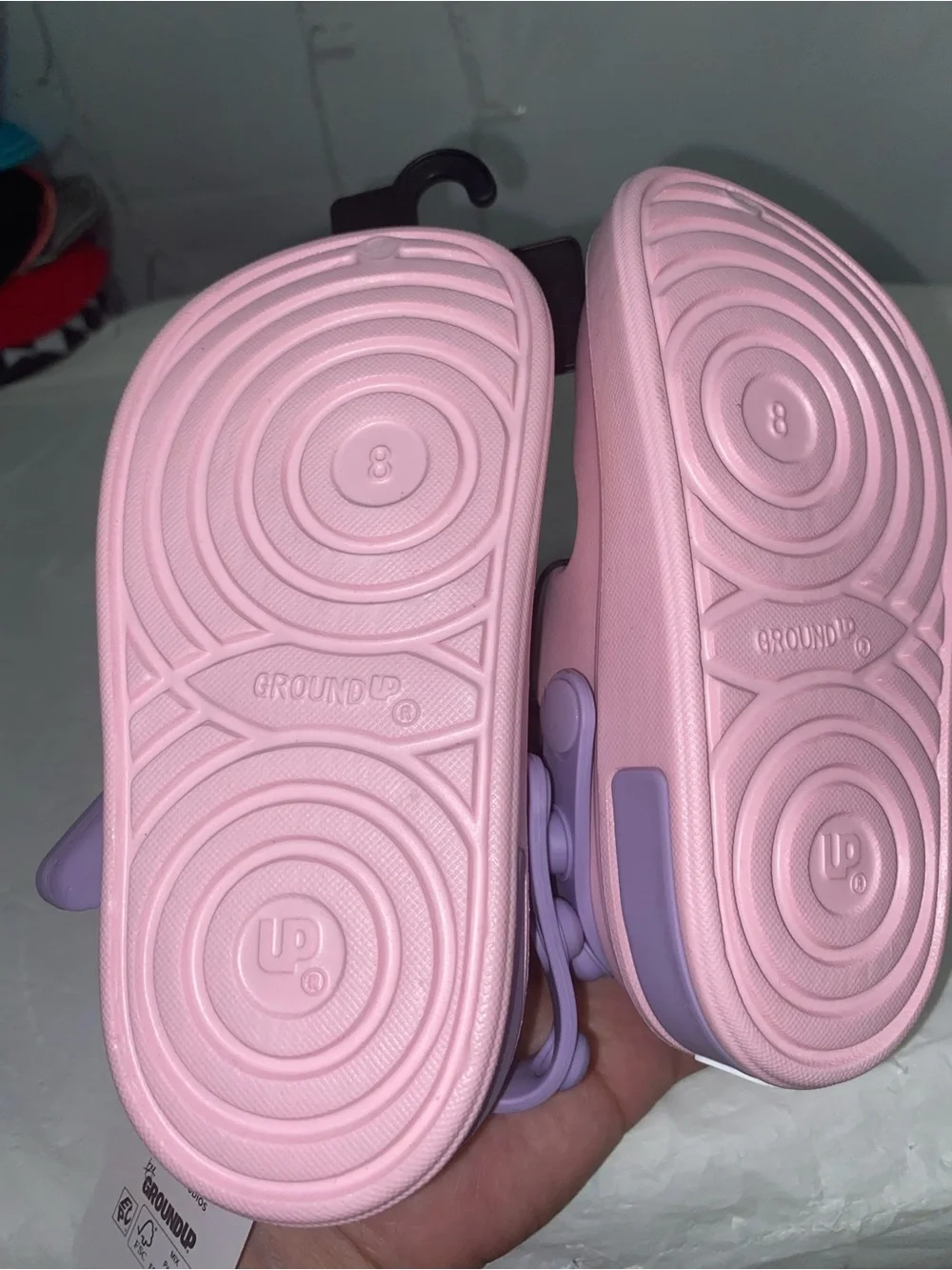 Kids Pink Cartoon Strap Sandals